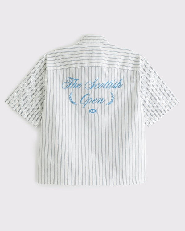 Short-Sleeve PGA Scottish Open Button-Up Shirt