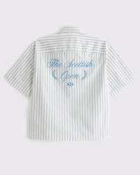 Short-Sleeve PGA Scottish Open Button-Up Shirt