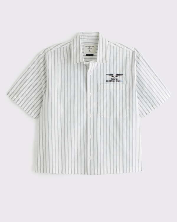 Short-Sleeve PGA Scottish Open Button-Up Shirt