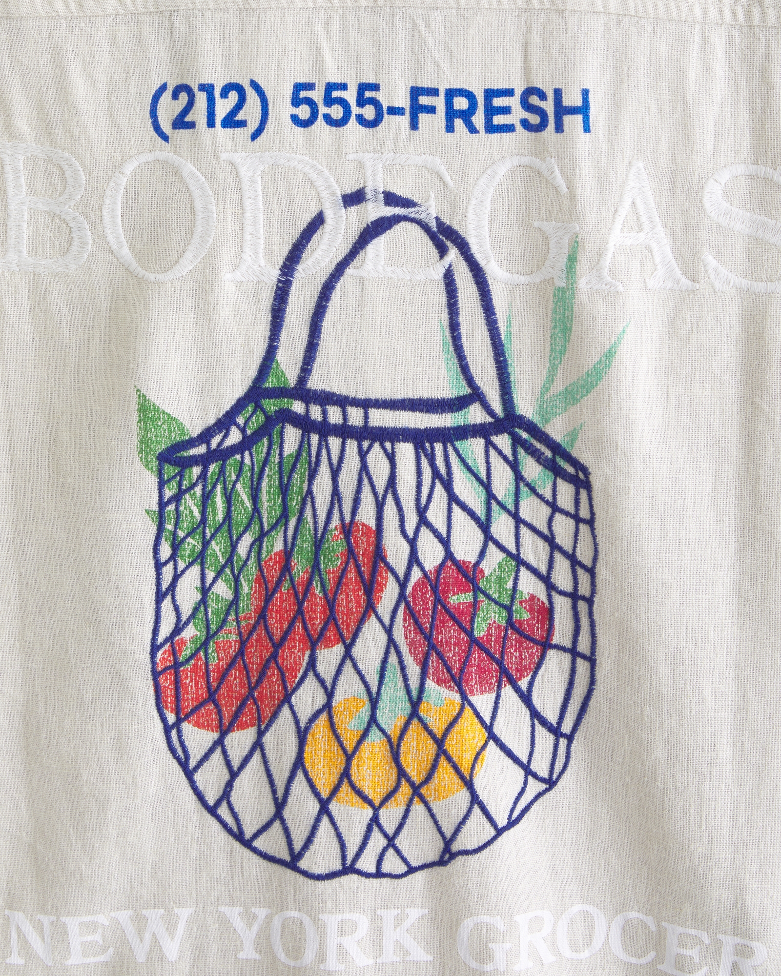 Short-Sleeve Graphic Button-Up Shirt