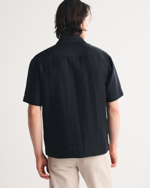 Short-Sleeve Lightweight Button-Up Shirt