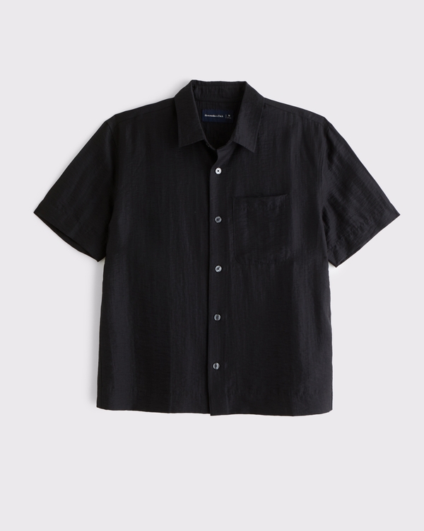 Short-Sleeve Lightweight Button-Up Shirt