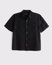 Short-Sleeve Lightweight Button-Up Shirt