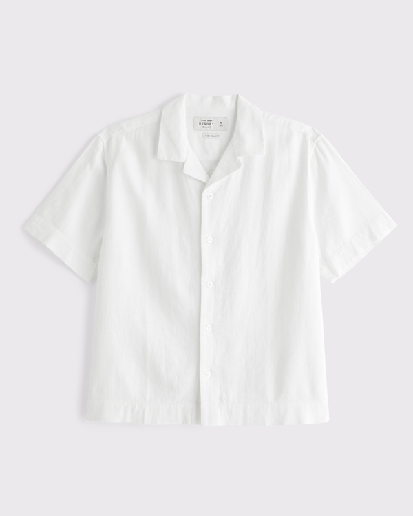 A&F Resort Shirt, White view 1