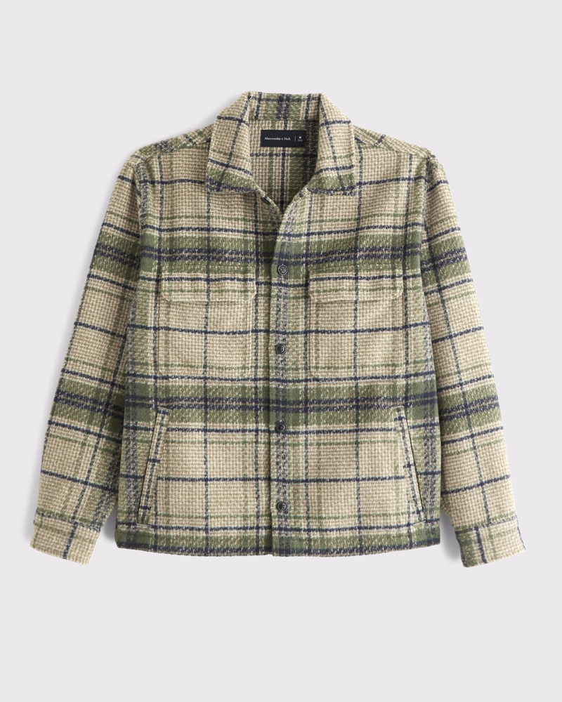 Boucle Shirt Jacket
