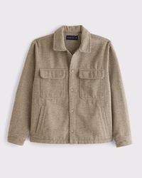 Boucle Shirt Jacket