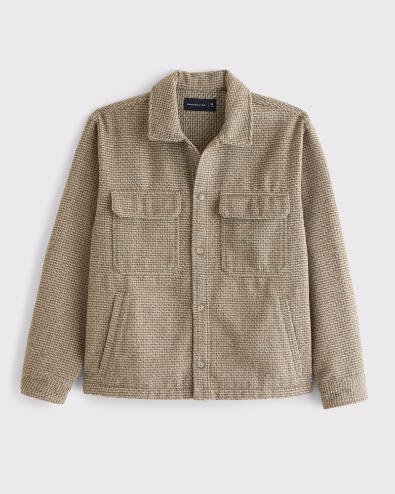 Boucle Shirt Jacket