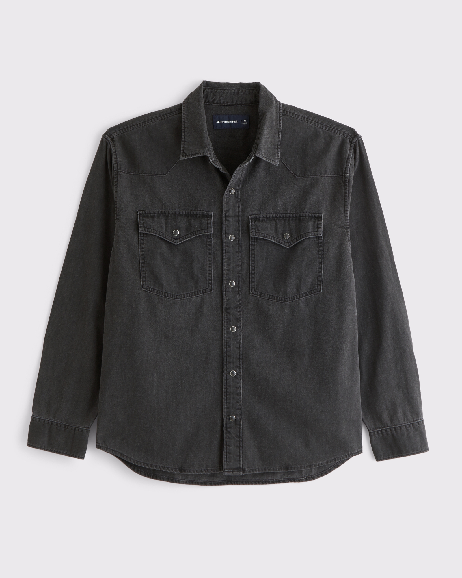 Denim Button-Up Shirt