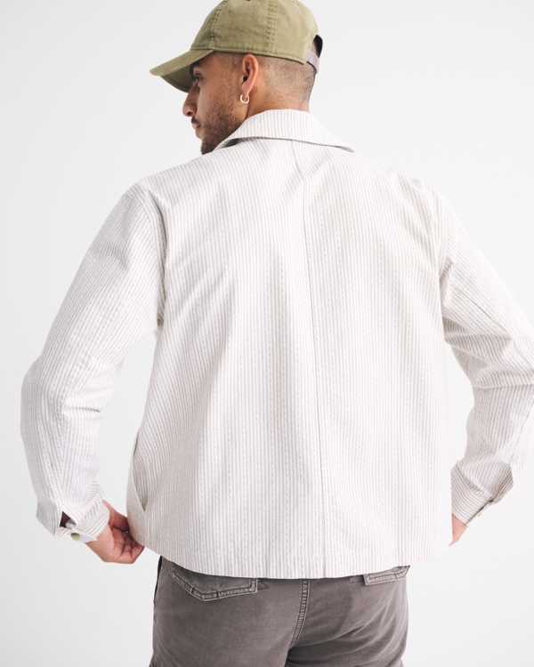 Transitional Zip Shirt Jacket