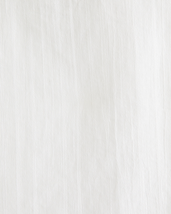 Garment-Dye Textured Button Up Shirt