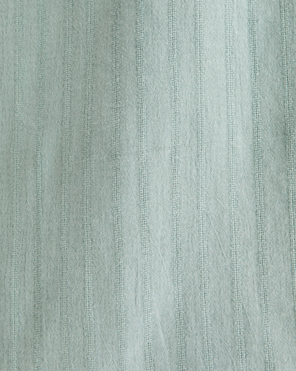 Garment-Dye Textured Button Up Shirt