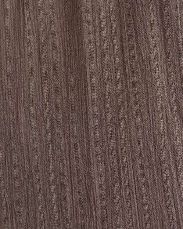 Garment-Dye Textured Button Up Shirt