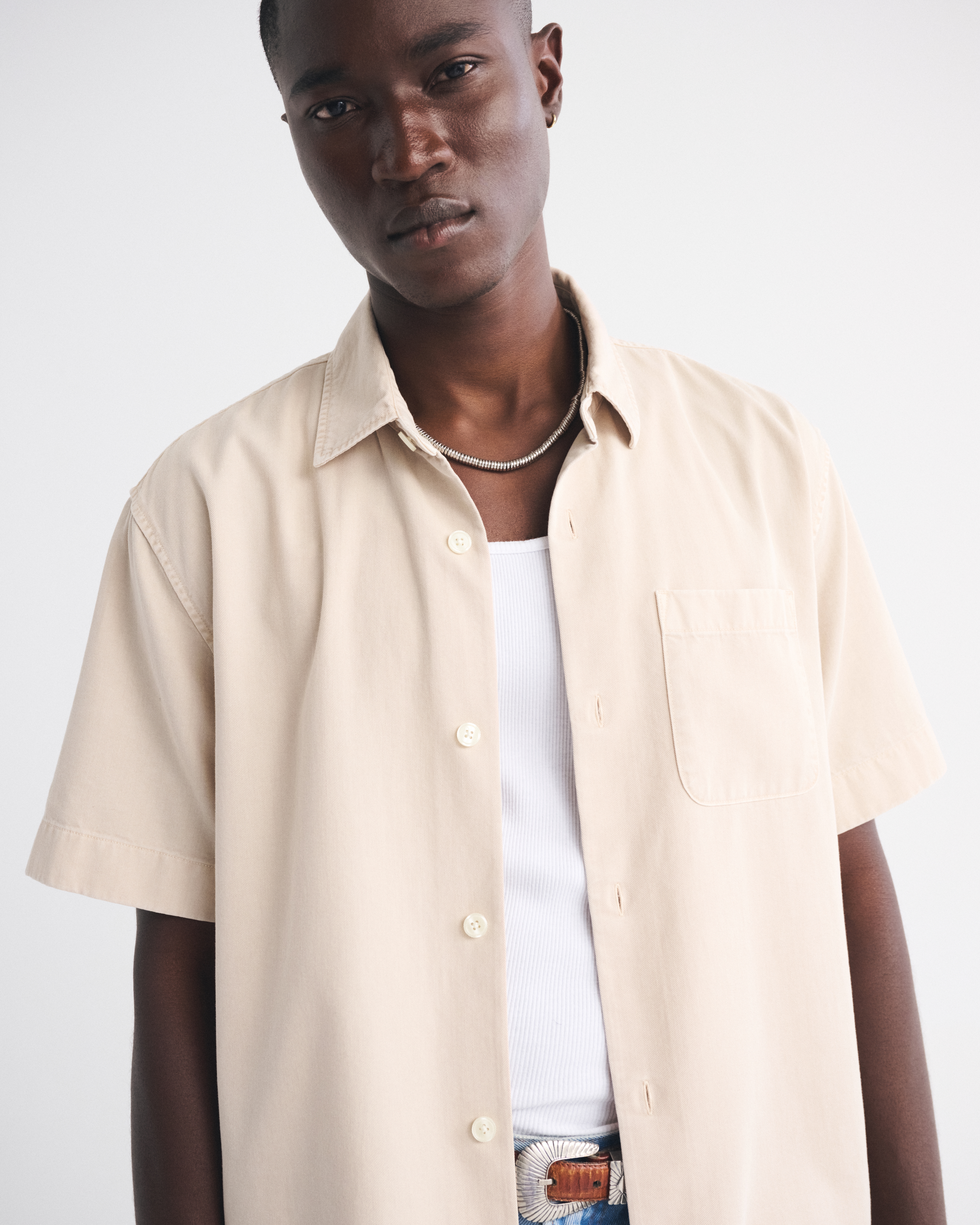トップス Halfsleeve Crape Shirts Half-sleeve T-shirt - Blue | Levi's® US