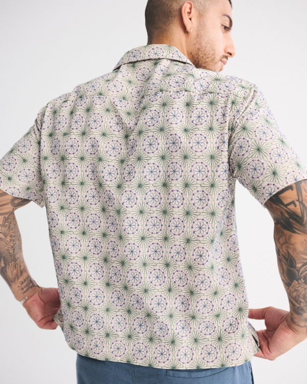 Camp Collar Lace Shirt