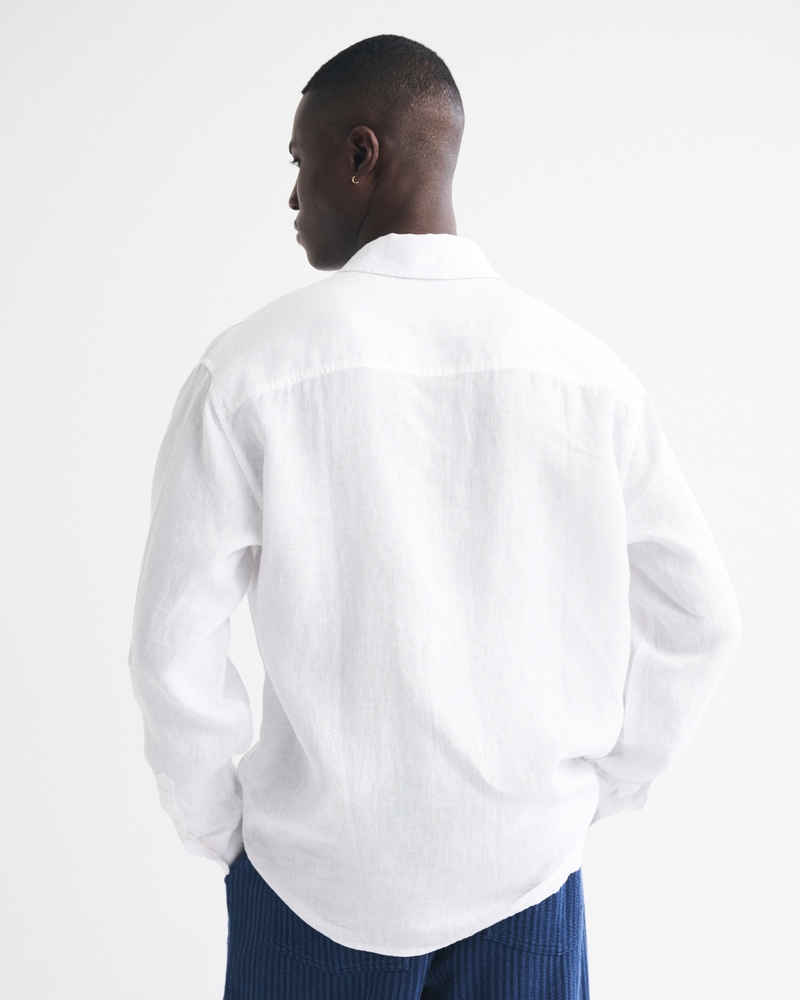 Linen Button-Up Shirt
