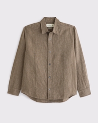 Linen Button-Up Shirt