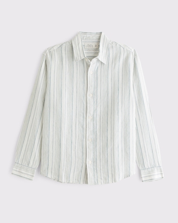100% Linen Button-Up Shirt from Abercrombie & Fitch - $69.99