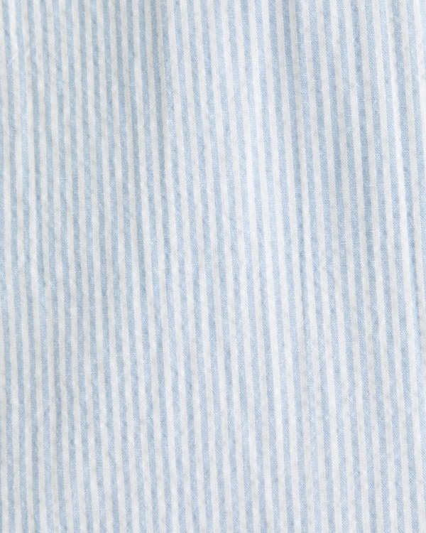 Seersucker Button-Up Shirt