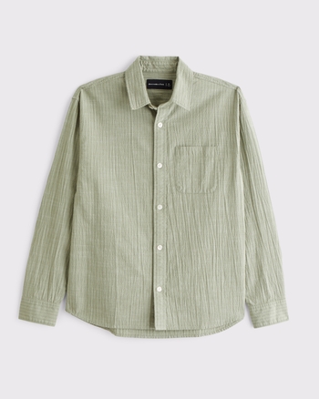 Seersucker Button-Up Shirt from Abercrombie & Fitch - $59.99