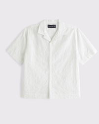 100% Cotton Embroidered Resort Shirt
