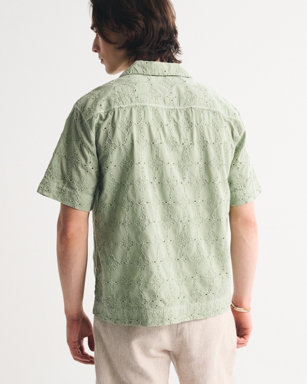 100% Cotton Embroidered Resort Shirt