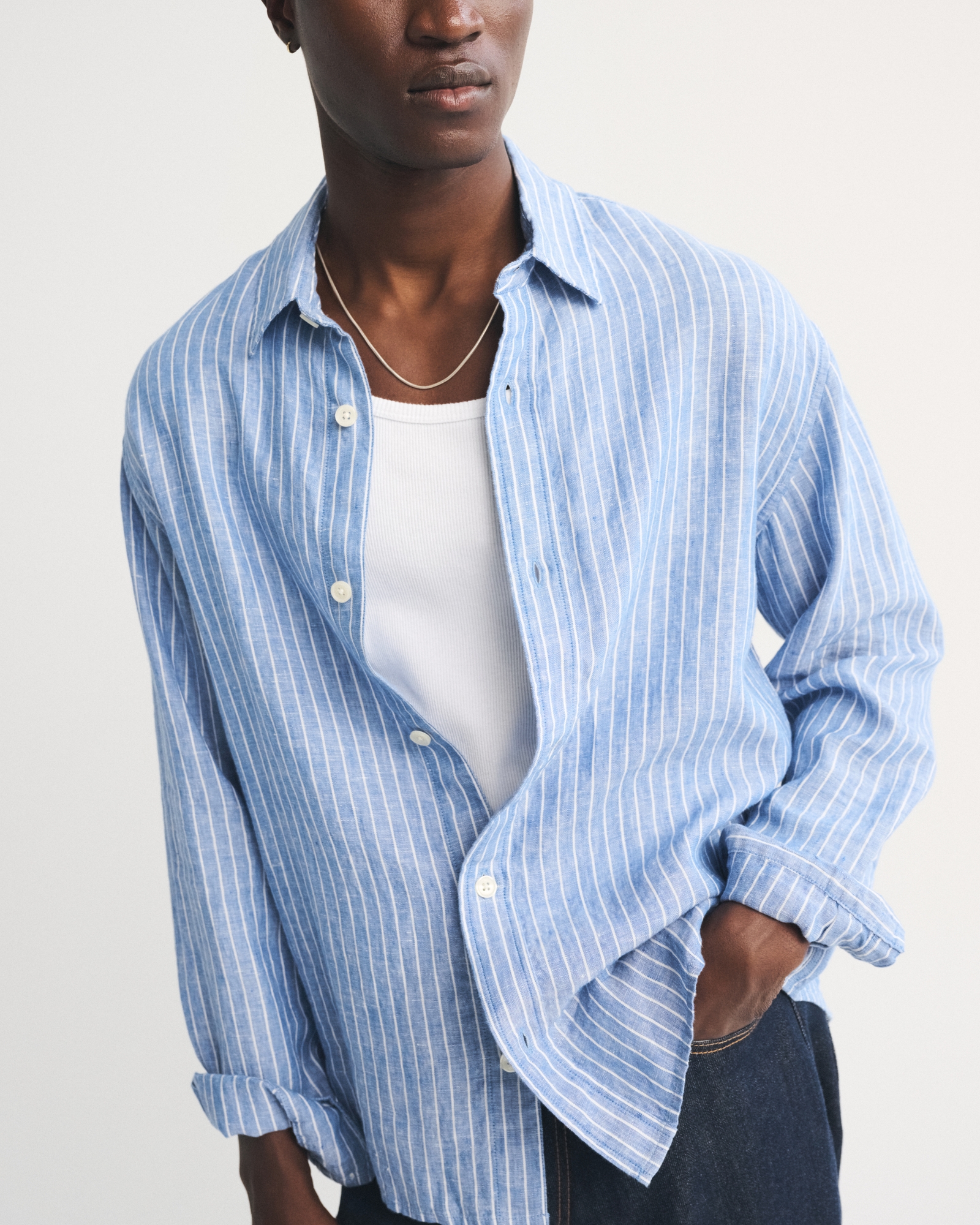 Premium Linen Button-Up Shirt