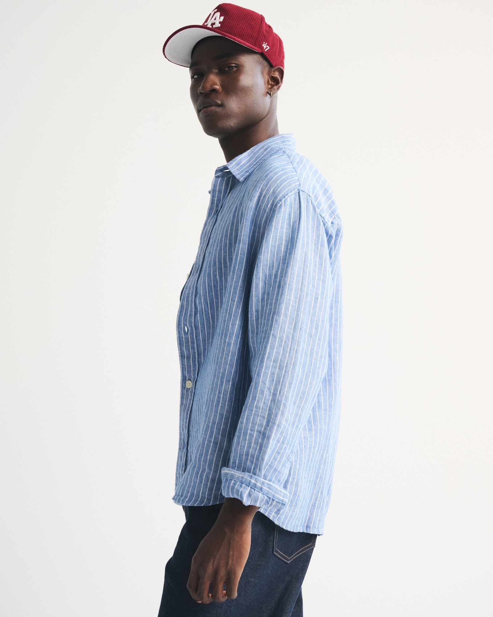 Premium Linen Button-Up Shirt