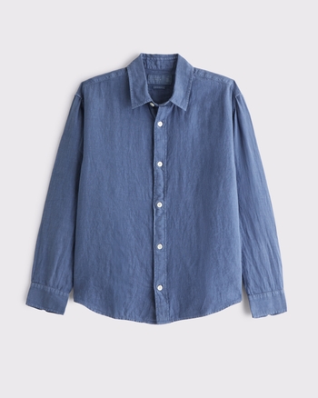 Premium Linen Button-Up Shirt