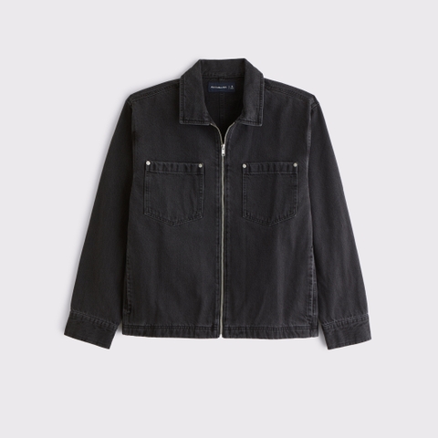 Мужские куртки Abercrombie & Fitch Zip Shirt Jacket