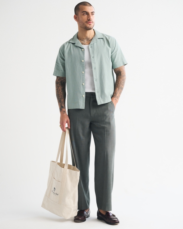 A&F Resort Shirt, Green Granite view 2