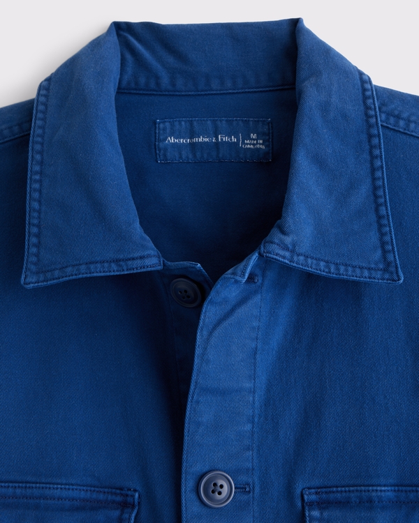 Men's Twill Shirt Jacket | Men's Clearance | Abercrombie.com