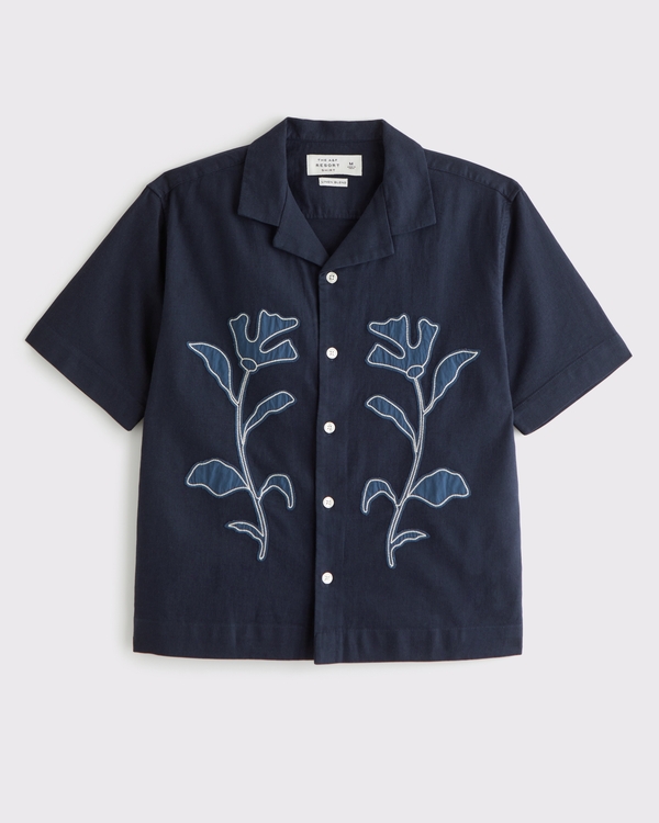 A&F Resort Shirt, Sapphire Pattern view 2