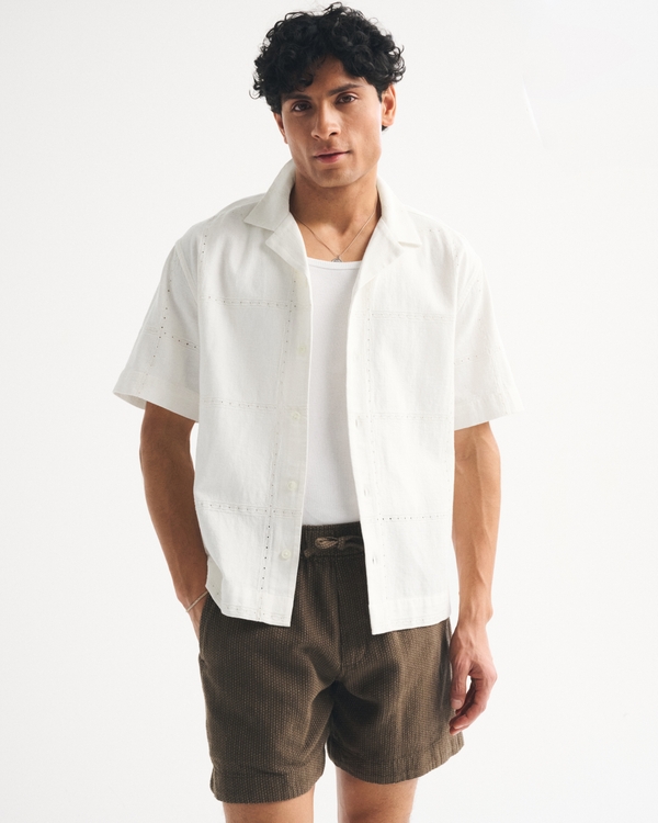 A&F Resort Shirt, White view 1