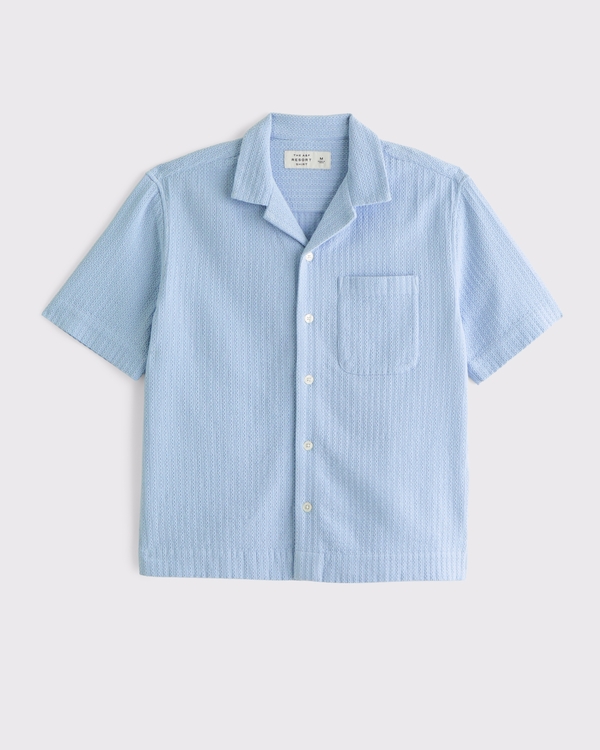 A&F Resort Shirt, Glass Blue view 1