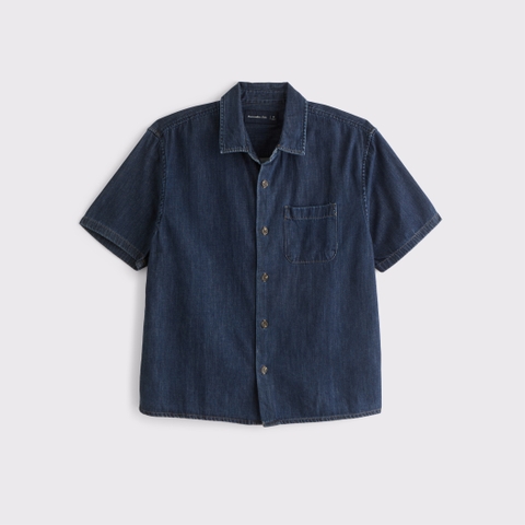 Мужские рубашки Abercrombie & Fitch Workwear Denim Shirt