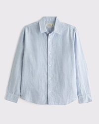 100% Linen Button-Up Shirt