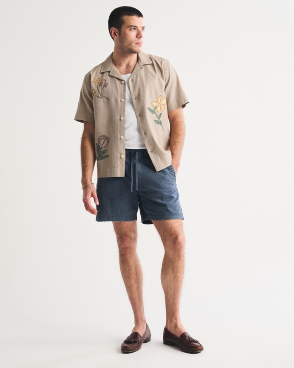 A&F Resort Shirt, Light Brown view 2