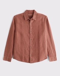 100% Linen Button-Up Shirt