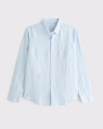 The A&F Collins 100% Linen Suiting Shirt from Abercrombie & Fitch - $80