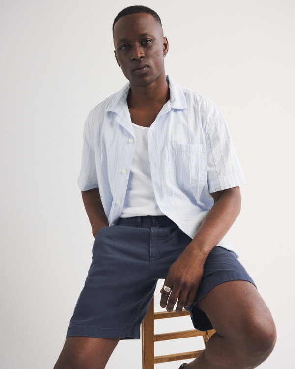 A&F Resort Shirt, Light Blue view 1