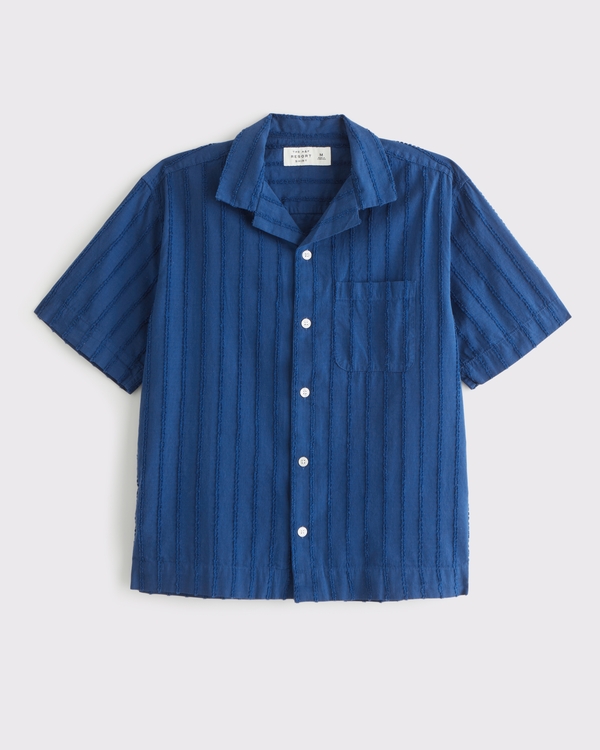 A&F Resort Shirt, Blue view 1