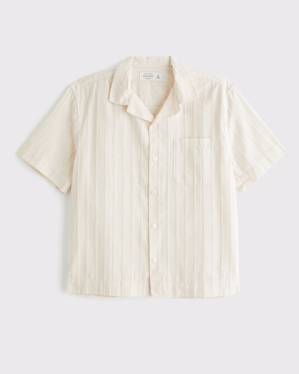 A&F Resort Shirt, Cream view 1