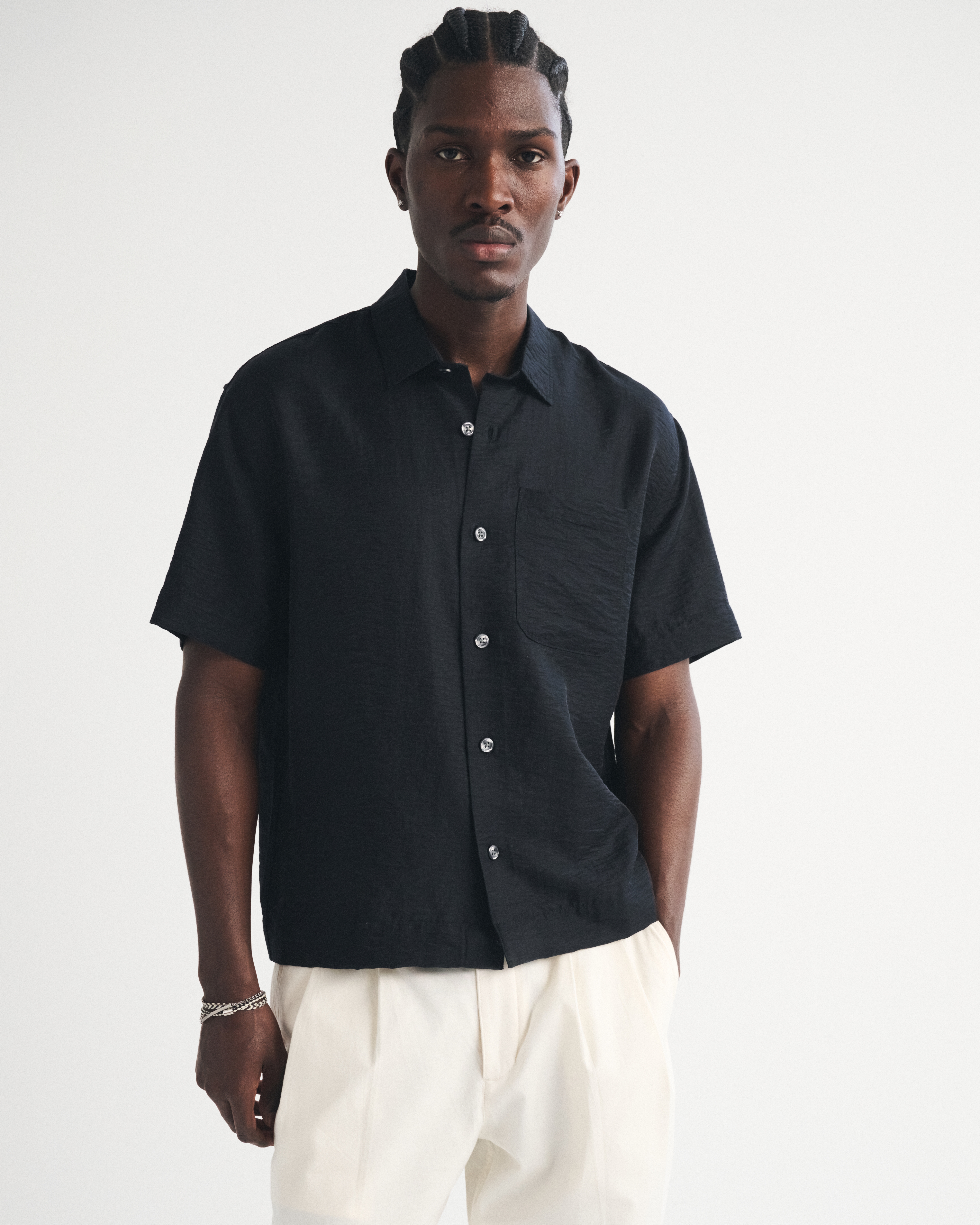 Relaxed Button-Up Shirt