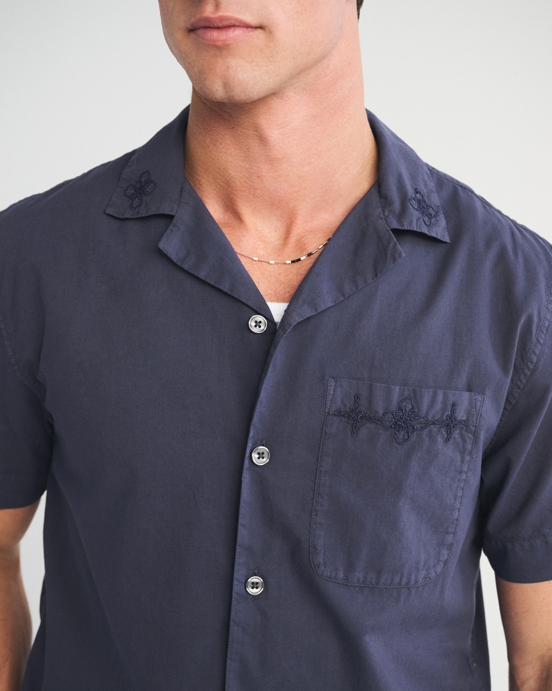 Embroidered Eyelet Shirt - thumbnail 4