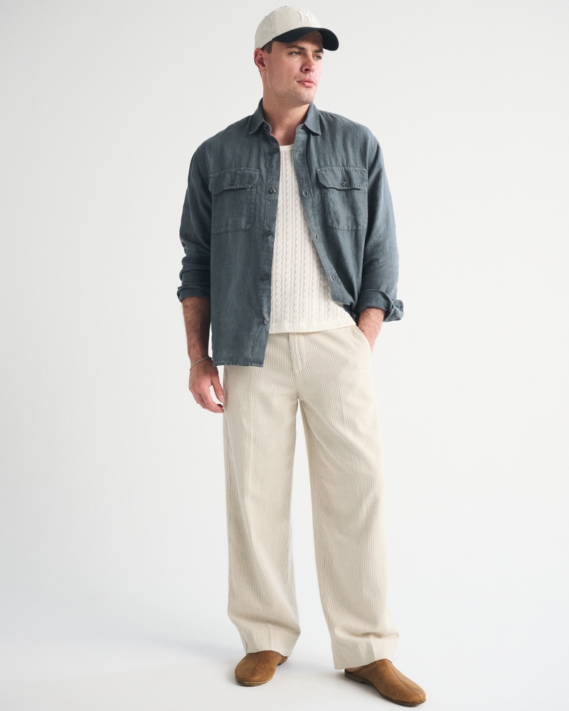 100% Linen 2-Pocket Shirt - thumbnail 6