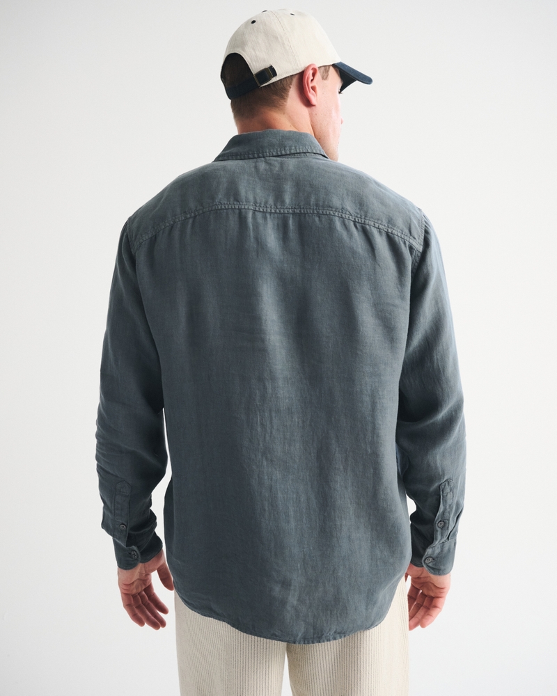 100% Linen 2-Pocket Shirt - thumbnail 10