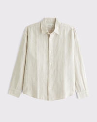 100% Linen Button-Up Shirt