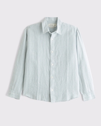 100% Linen Button-Up Shirt