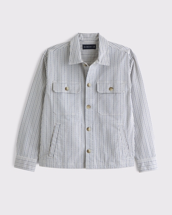 Twill Shirt Jacket from Abercrombie & Fitch - $72