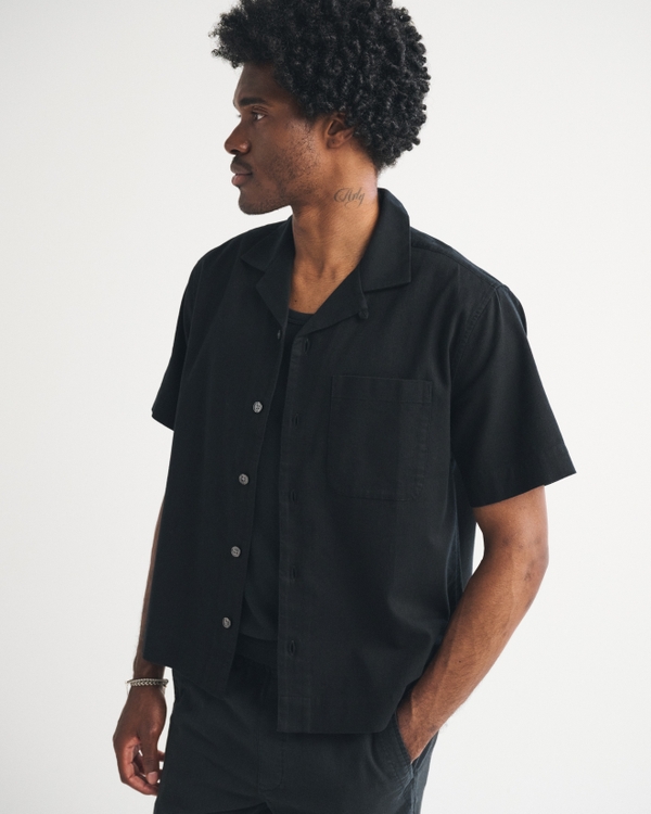 A&F Resort Shirt, Black view 2